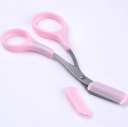 eyebrow scissors with eyebrow comb