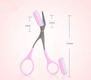 eyebrow scissors with eyebrow comb