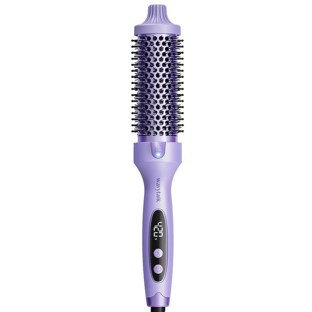 Wavytalk Blowout Boost Ionic Thermal Brush 1 1/2 Inch with LED Display, 300℉-420℉ for Different Hair Types, 120-240V Universal Voltage